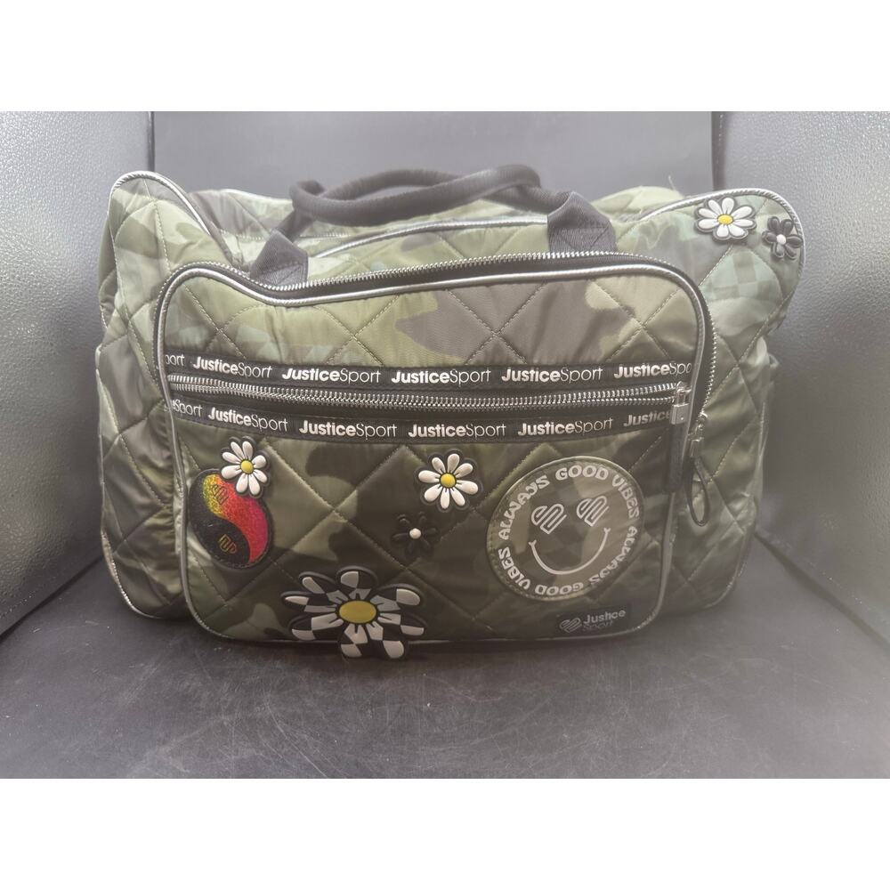 Justice Girls Camo Print Weekender Bag